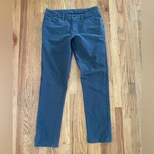 Lululemon ABC Pants *Utilitech Material Men's Blue Denim 34x34 Pants